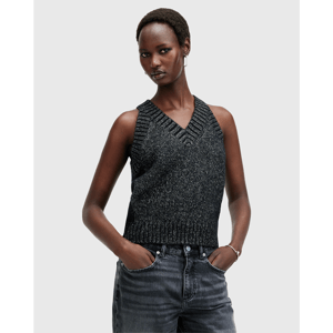 AllSaints Sabrina Metallic Relaxed Fit Tank Top